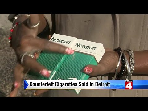 Counterfeit cigarettes sold in Detroit