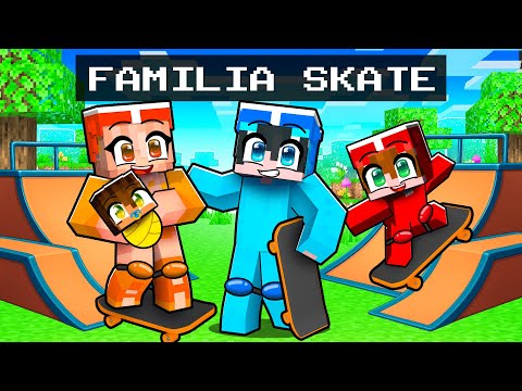 Teniendo una FAMILIA de SKATERS en Minecraft