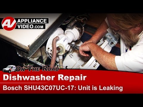 Bosch Dishwasher Repair - Leaking and Not Cycling Properly - Circulating Pump