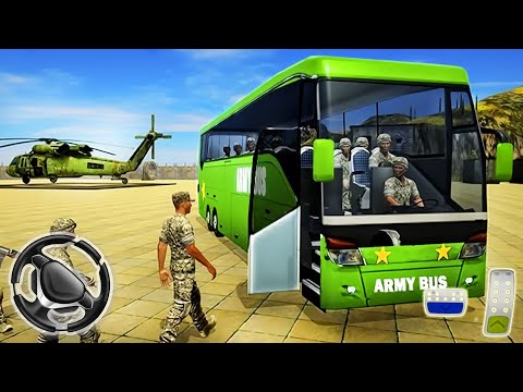Military Bus Coach Driver - New Army Bus Driving Simulator | Android Gameplay