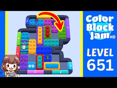 Color Block Jam Level 651 Solution Walkthrough