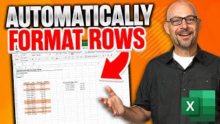 Excel How To: Automatically Format Rows
