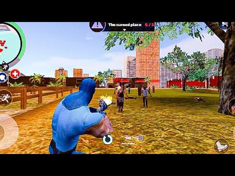 zombie attack rope hero vice town 🎯