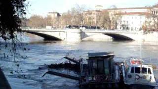 Floods Rome Italy, Tiber Island