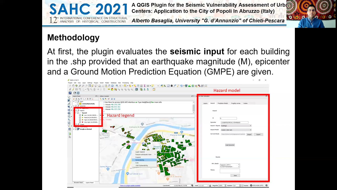 876 - A QGIS Plugin for the Seismic Vulnerability Assessment of Urban Centers (Basaglia et al. 2021)