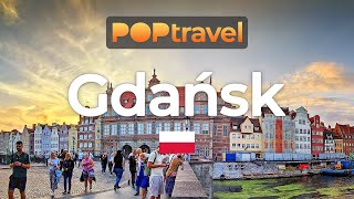 GDANSK, Poland 🇵🇱 - Evening Tour - 4K with captions