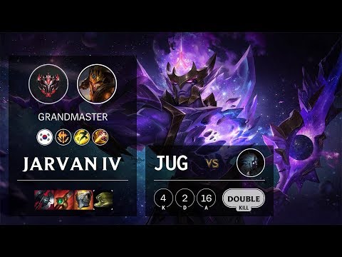Jarvan IV Jungle vs Kindred - KR Grandmaster Patch 10.5