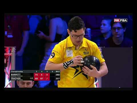 2022 PBA Tournament of Champions Finals - Kris Prather vs Dom Barrett #bowling #strike