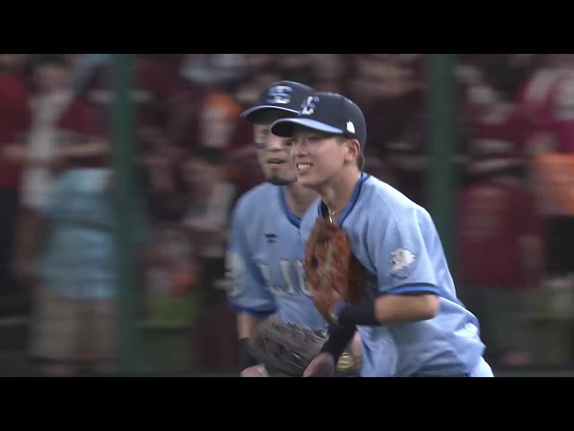 【3回表】超ファインプレー!! ライオンズ・滝澤夏央 背走しながらのスーパーキャッチで投手を救う!! 2025年8月11日 埼玉西武ライオンズ 対 東北楽天ゴールデンイーグルス