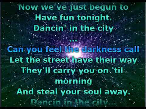 Marshall Hain - Dancing in the City (Lyrics)