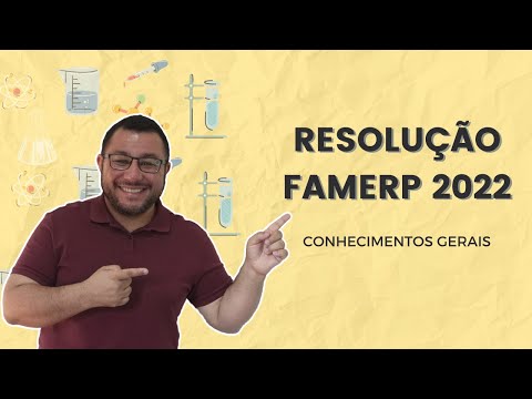 FAMERP 2022 - Conhecimentos Gerais - Química