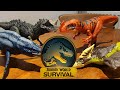 Jurassic World Survival Wild Roar Afrovenator Pteranodon Brachauchenius Ceratosaurus Toy Review