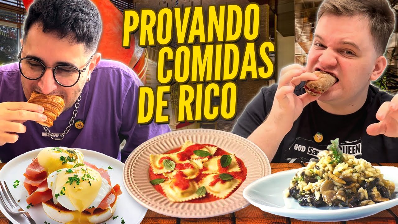 48h PROVANDO COMIDAS de RICO