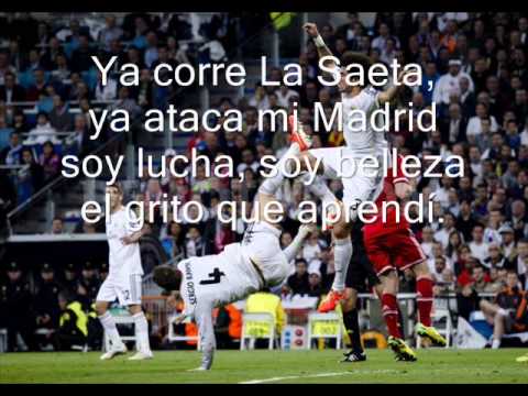 Hala Madrid y Nada Mas - Lyrics