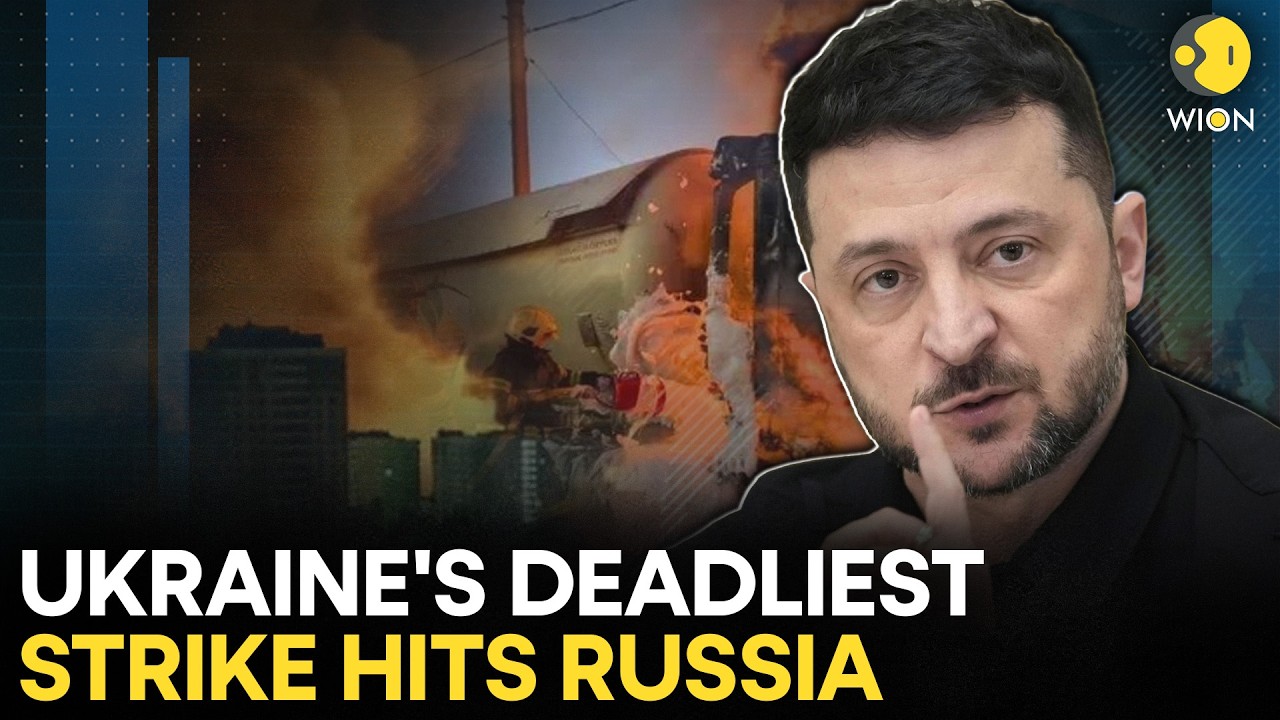 Russia-Ukraine War LIVE: Ukraine Launches Biggest Drone Assault? Russia Hit Across Regions | WION