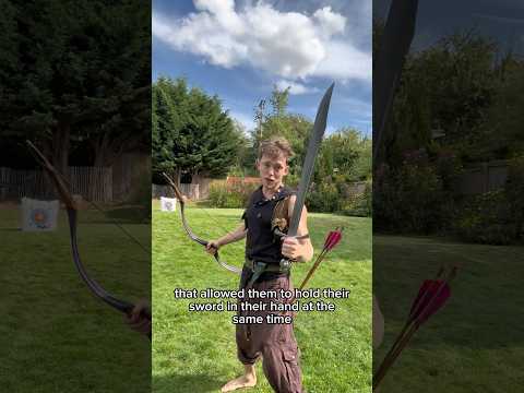 Dual wielding sword and bow