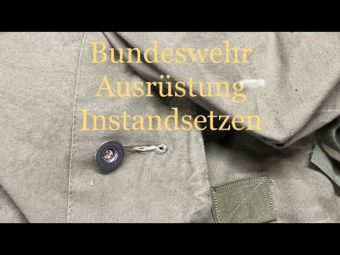 Bundeswehr Ausrüstung „Insten“ -Instandsetzung Zeltbahn