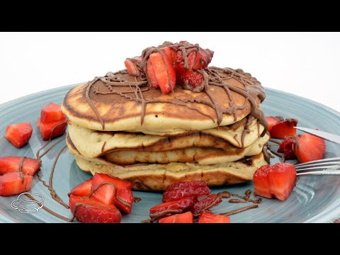 Como hacer tortitas de platano Mycook, receta para niños