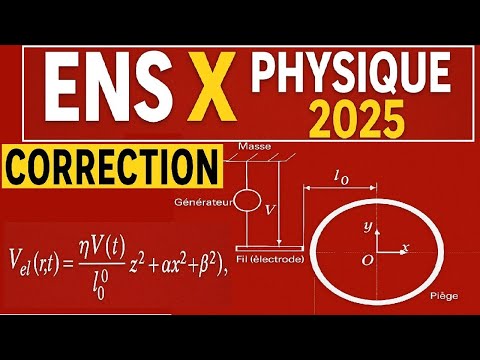 ENS / X Physique 2025 MP : Corrigé 2/3