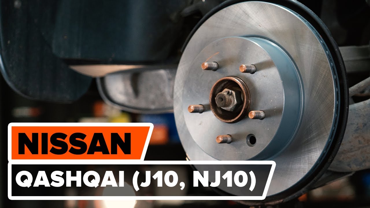 Πώς να αλλάξετε δισκόπλακες πίσω σε Nissan Qashqai J10 - Οδηγίες αντικατάστασης