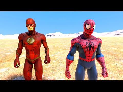 FLASH VS SPIDERMAN - Süper Kahraman Savaşları