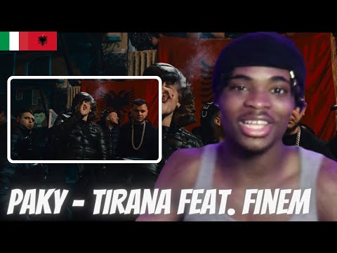 Paky - Tirana feat. Finem (Official Video) | Italian Drill (REACTION!!!) #PAKY #finem #tirana