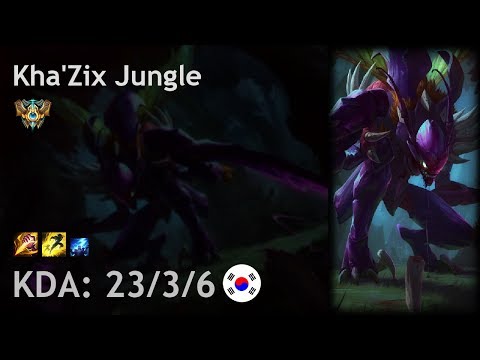 Kha'Zix Jungle vs Sejuani - KR Challenger Patch 7.17