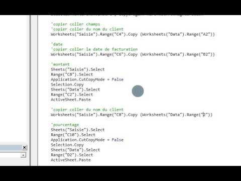Excel VBA 110 Améliorer sa macro  - copier coller partie 2