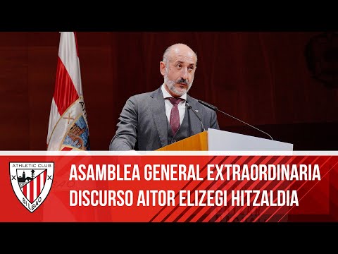 Imagen de portada del video 🎥 ASAMBLEA GENERAL EXTRAORDINARIA 2021 I Discurso de Aitor Elizegi