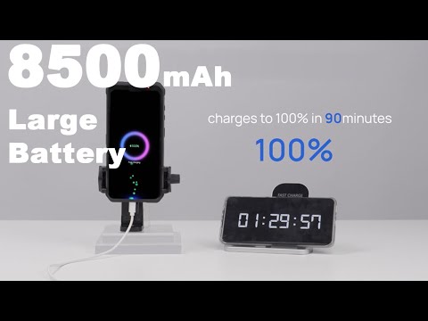 90 Minutes Completed  Large 8500mAh Battery Charging - check out #DoogeeV10 #DoogeeFirst5G