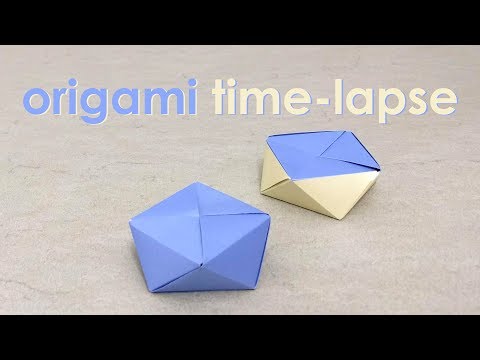 Origami Time-Lapse: Twist Antiprism Box (Christiane Bettens)