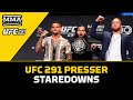 Full UFC 291 Press Conference Staredowns | MMA Fighting