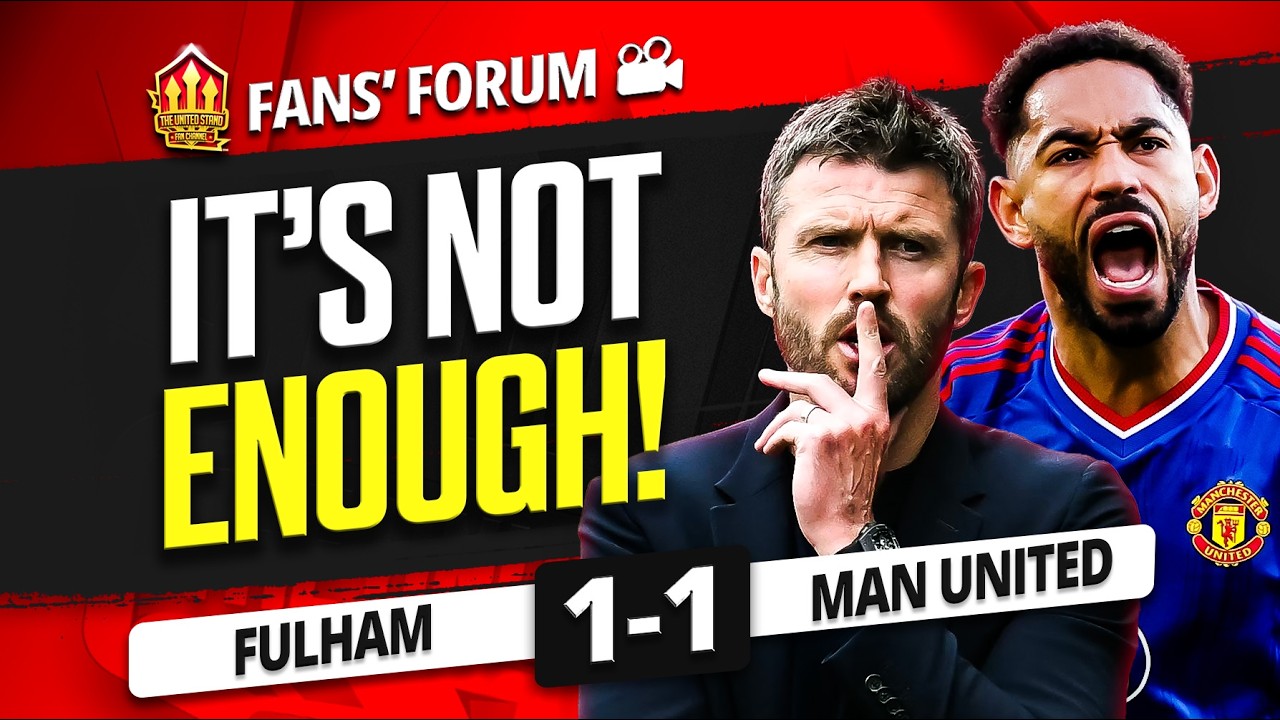 Carrick Under PRESSURE! Fulham 1 - 1 Man United Fans Forum!