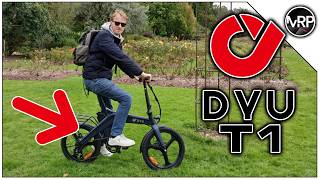 Review of DYU T1 Folding Electric Bike - Sleek Design, Torque Assisted E-Bike | I like this bike!