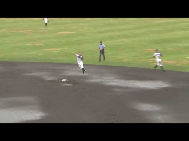 【5回表】ファイターズ・渡邉 逆シングルのファインプレー!! 2021/8/9 F-G(エキシビションマッチ)