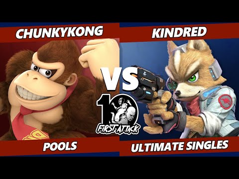 First Attack 2022  - ChunkyKong (Donkey Kong) Vs. Kindred (Fox) Smash Ultimate Tournament
