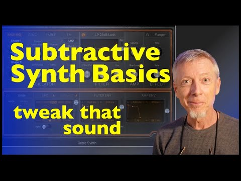 Synth basics you need to know. Subtractive synthesis in your DAW. Intro to patch building.