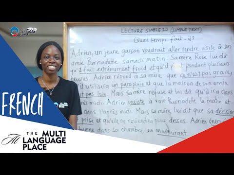 La lecture simple 20 (Simple comprehension passage 20) | FRENCH LESSON 147