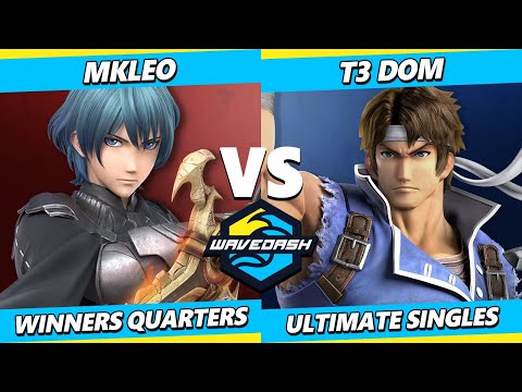 Wavedash 2023 - MKLeo (Byleth) Vs. T3 DOM (Richter) Smash Ultimate - SSBU