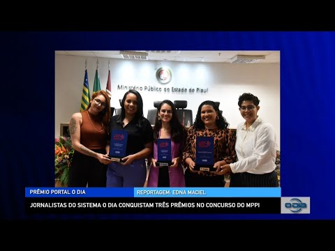 Jornalistas do Sistema O Dia conquistam três prêmios no Concurso do MPPI 15 12 2022