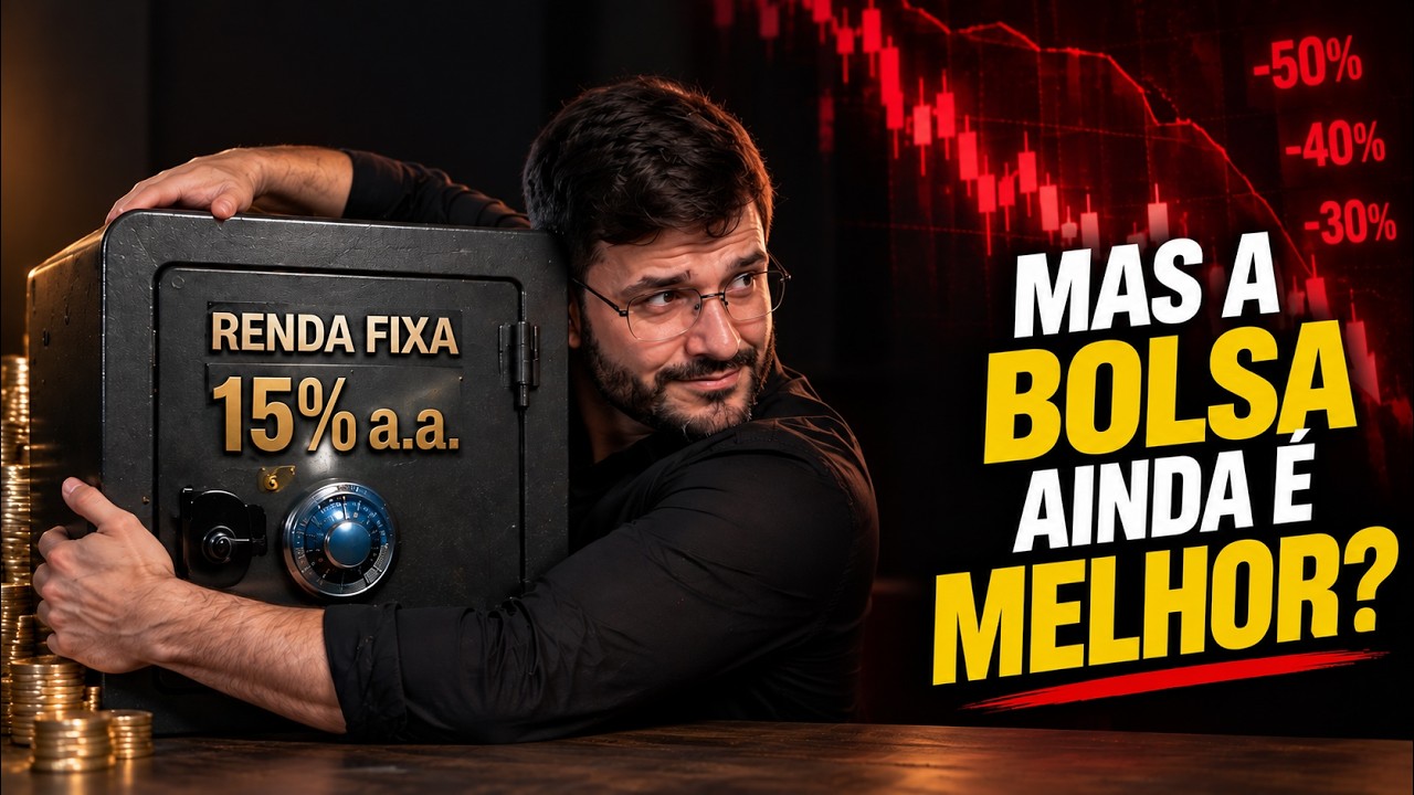 💲Renda Fixa a 15% é ÓTIMA. Mesmo Assim, Eu Estou Comprando Ações, ... Por Quê?