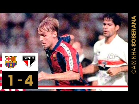 JOGO COMPLETO: BARCELONA 1 X 4 SÃO PAULO | TROFÉU TERESA HERRERA 1992 | CAIXINHA SOBERANA | SPFC BOX