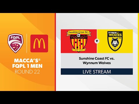 Macca's® FQPL 1 Men R22 - Sunshine Coast FC vs. Wynnum Wolves