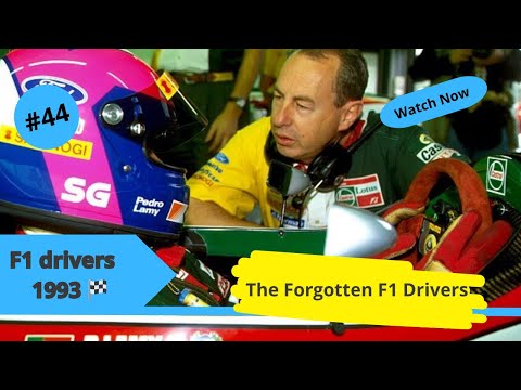 The Forgotten Formula 1 Drivers of the 1993 🏁 season #44