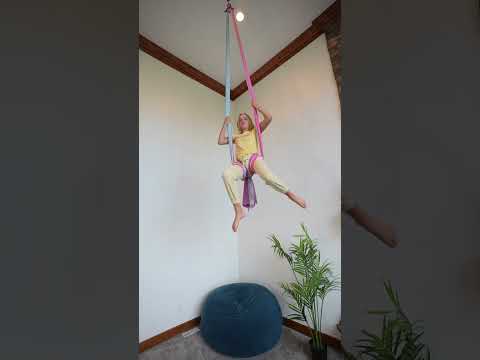 Jazzy Flips on Silks #shorts