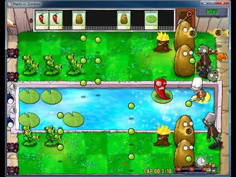 Chơi plant vs zombie bình thường 3-10