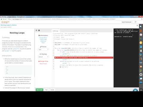 Cop1000 Nesting Loops In Python
