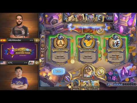 AKAWonder vs ETC || 瑞士制 第一輪《爐石戰記》大師巡迴賽 - 首爾站 Day 1