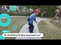 Deze 84-jarige opa skateboardt er nog op los