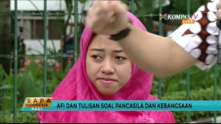 Mata Afi Berkaca-kaca Jelaskan Tuduhan Dugaan Plagiarisme